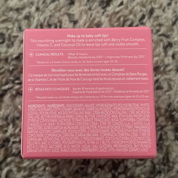 Laneige Lip Sleeping Mask - 20g (Berry) NEW - Picture 4 of 6